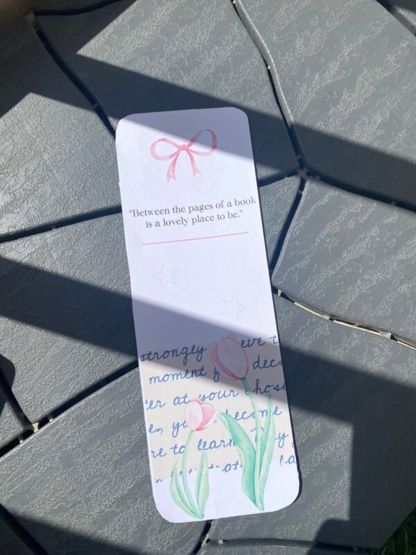 Simple Bookmark | Tulip's Quote STD