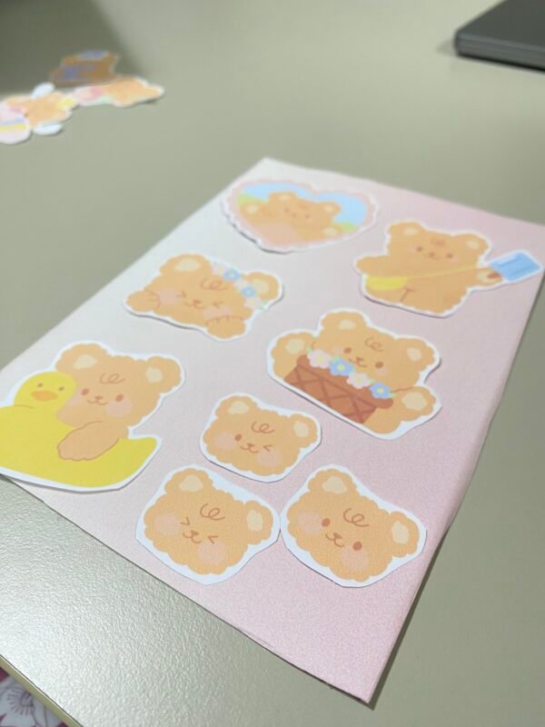 Bear Adventures Sticker Pack